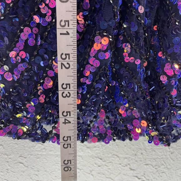 ADRIANNA PAPELL Womens Spaghetti‎ Strap Maxi Formal Sheath Dress - Picture 6 of 11